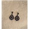 Image 1 : Black Rhinestone Earrings
