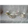 Image 1 : China Teacups and Saucers