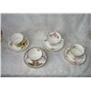 Image 2 : China Teacups and Saucers