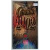 Image 1 : 2002 Colourized Red Maple Leaf 25 Cents. Housed in its unopened Royal Canadian Mint folder of issue.