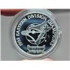 Image 2 : Toronto Blue Jays 1992 Eastern Division Silver Medal. 1 Troy Ounce 99.9% pure Silver. Housed in its 