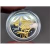 Image 3 : 2004 50 Cent Easter Lily. Sterling Silver with Gold Plating. Proof. Housed in its original RCM case 