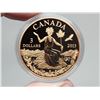 Image 2 : 2013 $3 Canada: An Allegory. Bronze Lady of the North Land. Proof. Housed in its original RCM case &