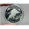 Image 2 : 2014 $5 Bank Note Series: Lion on the Mountain. 99.99% pure Silver. Proof. Housed in its original RC