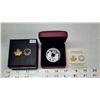 Image 1 : 2017 $8 Feng Shui Good Luck Charms. Square Holed like old Chinese coins. 99.99% pure Silver. Proof. 