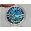 Image 2 : 2014 $10 Northern Lights. Colourized. 99.99% pure Silver. Proof. Housed in its original RCM case of 