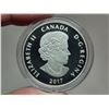 Image 4 : 2017 $10 Edmonton Oilers. Colourized. 99.99% pure Silver. Housed in its original RCM case & box of i