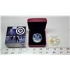 Image 1 : 2017 $10 Winnipeg Jets. Colourized. 99.99% pure Silver. Housed in its original RCM case & box of iss