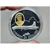 Image 2 : 1998 $20 Canadaiar CP-107 Argus. Anti-Submarine Plane. Sterling Silver with 24-karat gold plated Cam