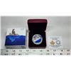 Image 1 : 2016 $20 Polar Bear. Colourized. 99.99% pure Silver. Proof. Housed in its original RCM case & box of