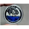 Image 2 : 2016 $20 Polar Bear. Colourized. 99.99% pure Silver. Proof. Housed in its original RCM case & box of
