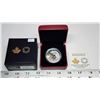 Image 1 : 2016 $20 Baby Raccoon & Mother. Colourized. 99.99% pure Silver. Proof. Housed in its original RCM ca