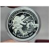 Image 2 : 2017 $20 Second World War Battlefront Series: The Battle of Dieppe. 99.99% pure Silver. Proof. House