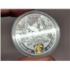 Image 3 : 2018 $20 First World War Battlefront Series: Canada’s Hundred Days. 99.99% pure Silver. Gold Plating