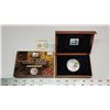 Image 1 : 2015 $20 Baby Animals: The Deer Fawn Stamp & Coin Set. 99.99% pure Silver Colourized White-Tailed De