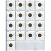 Image 1 : Complete Date Set of Canadian George VI Small Cents 1937 – 1952. Complete set of 17 coins.