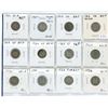 Lot of 12 Canadian Silver 10 Cents including Victorian, Edwardian & George V. Includes 1901, 1907, 1