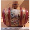 Image 1 : Rare wine barrel keg with pictures on it