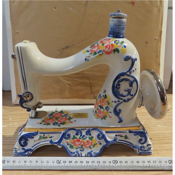 1970 sewing machine decanter