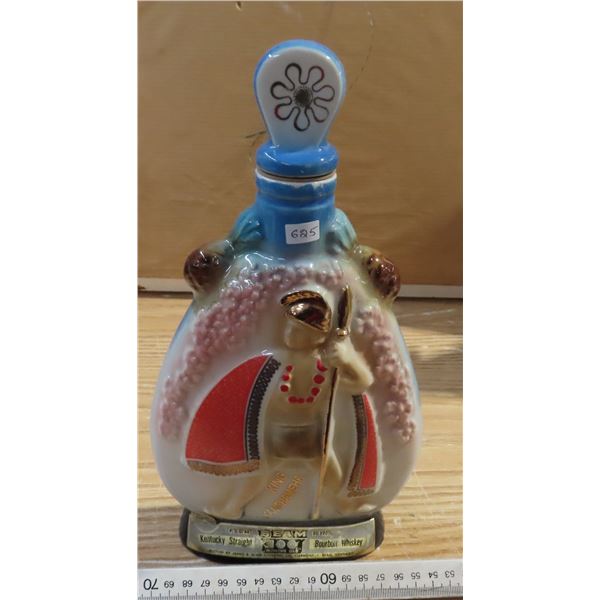 Vintage Hawaii Aloha bottle club jim beam decanter regal china porcelain whisky