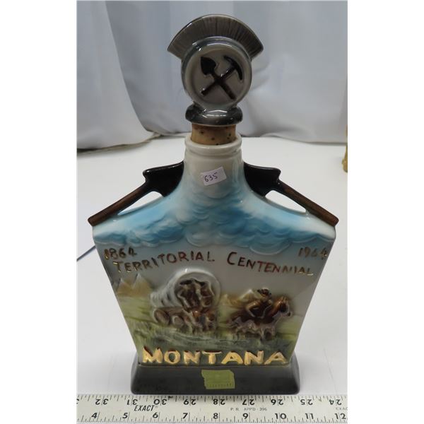 Jim beam decanter montana 1964 centennial