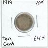 Image 1 : 1919 Canadian silver 10 cent coin