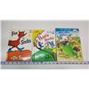 Image 1 : 3 Vintage Dr. Seuss books - "Fox in socks", "In a people house", & "Miles and miles of reptiles"