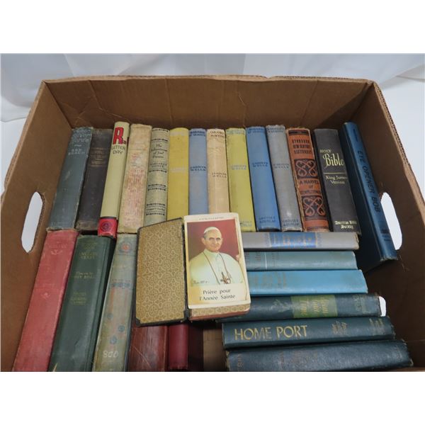 26 antique books