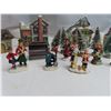 Image 2 : Ceramic christmas house and figurine lot