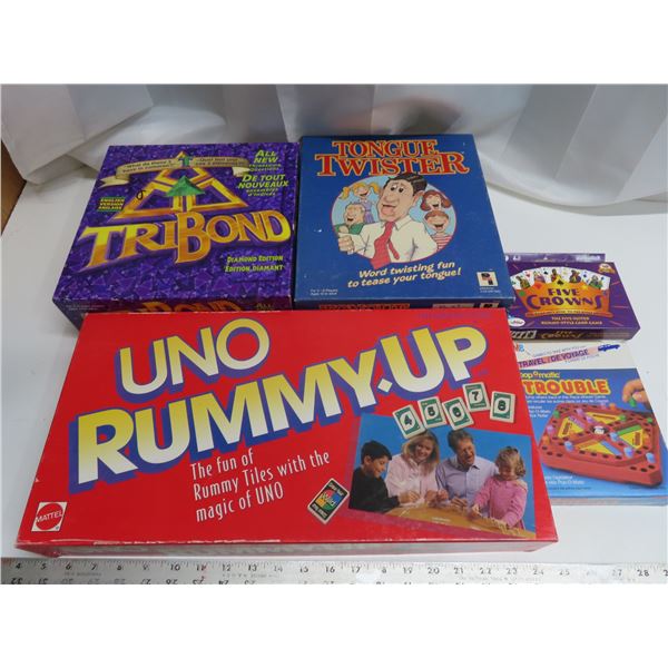 box of board games