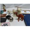 Image 3 : misc figurine lot soap stone wood carving misc vintage toys