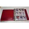 Image 1 : Binder with 55 sheets of Upper Deck 1991 NHL cards - assorted, not all slots full