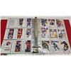 Image 27 : Binder with 55 sheets of Upper Deck 1991 NHL cards - assorted, not all slots full