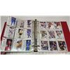 Image 40 : Binder with 55 sheets of Upper Deck 1991 NHL cards - assorted, not all slots full