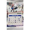 Image 6 : 9 assorted NHL magazines and 1981-82 calender - plus 1 kids book