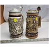 Image 1 : Pair of Avon Collector's beer steins - American Indian & Cowboys