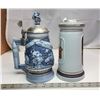 Image 2 : Pair of Avon Collector's beer steins - Blacksmiths & Conquest of Space