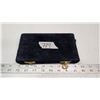 Image 3 : Vintage portable brass weight scale, in carrying case - missing a weight