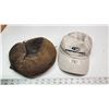 Image 1 : Antique baseball catcher's mitt/glove & Cooper Tires hat - like new