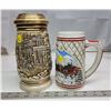 Image 2 : Pair of Collector's beer stein/mug - Avon's "Gold Rush" & Budweiser mug