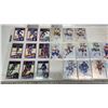 Image 3 : 5 sheets of hockey cards and bundles of empty card sheets