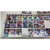 Image 2 : 6 sheets of assorted hockey cards