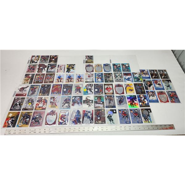 7 sheets of assorted Hockey cards