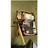 Image 2 : wire. Toolbelt, organizer, hammer pry bar and misc.