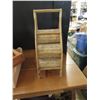 Image 8 : 4pc shelf package - 3 hanging shelves and 1 wicker wine rack