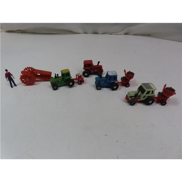 mini diecast misc tractor lot