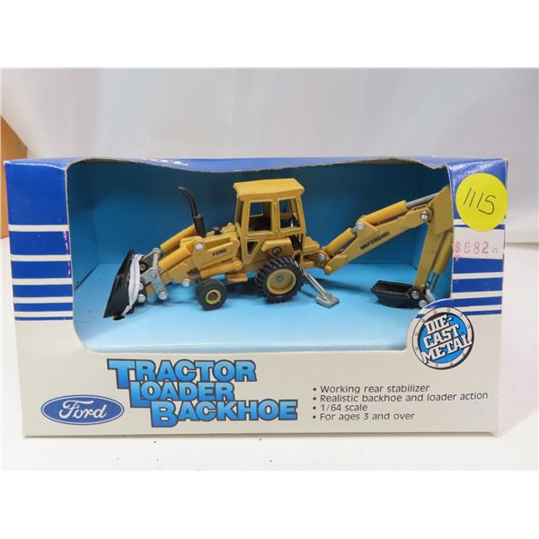 Ford tractor with backhoe