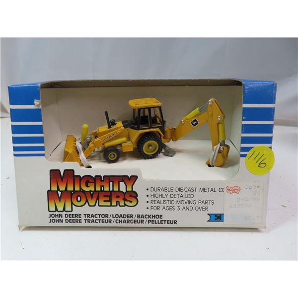 John deere backhoe diecast