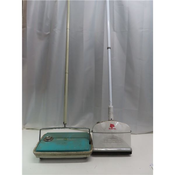 dirt devil and bissel broom vacuums