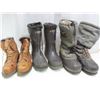 Image 1 : Box of boots muckers , sorel winter boots and steel toed shoes
